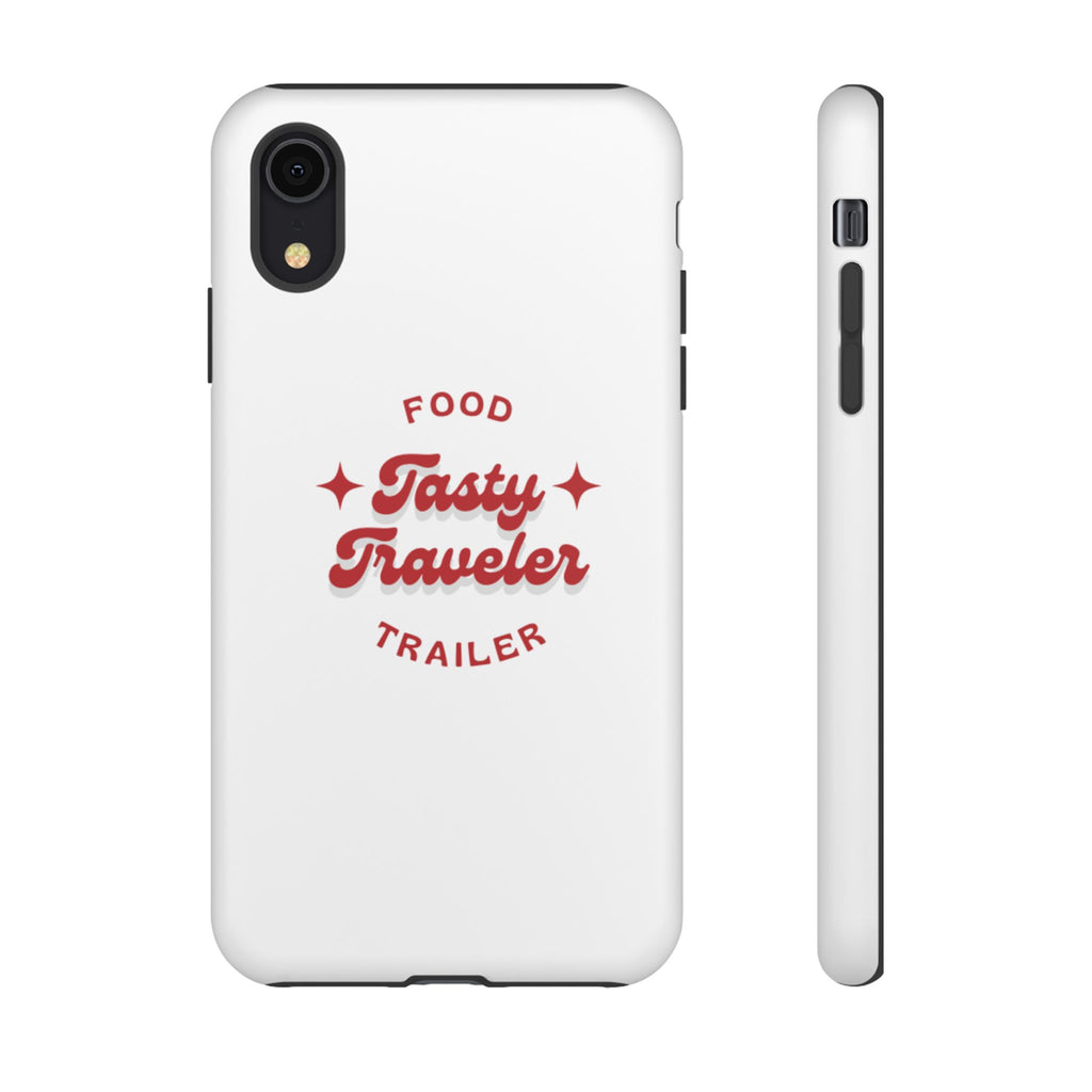 Phone Case — “Tasty Traveler” Food Trailer Retro Logo Protective Cover