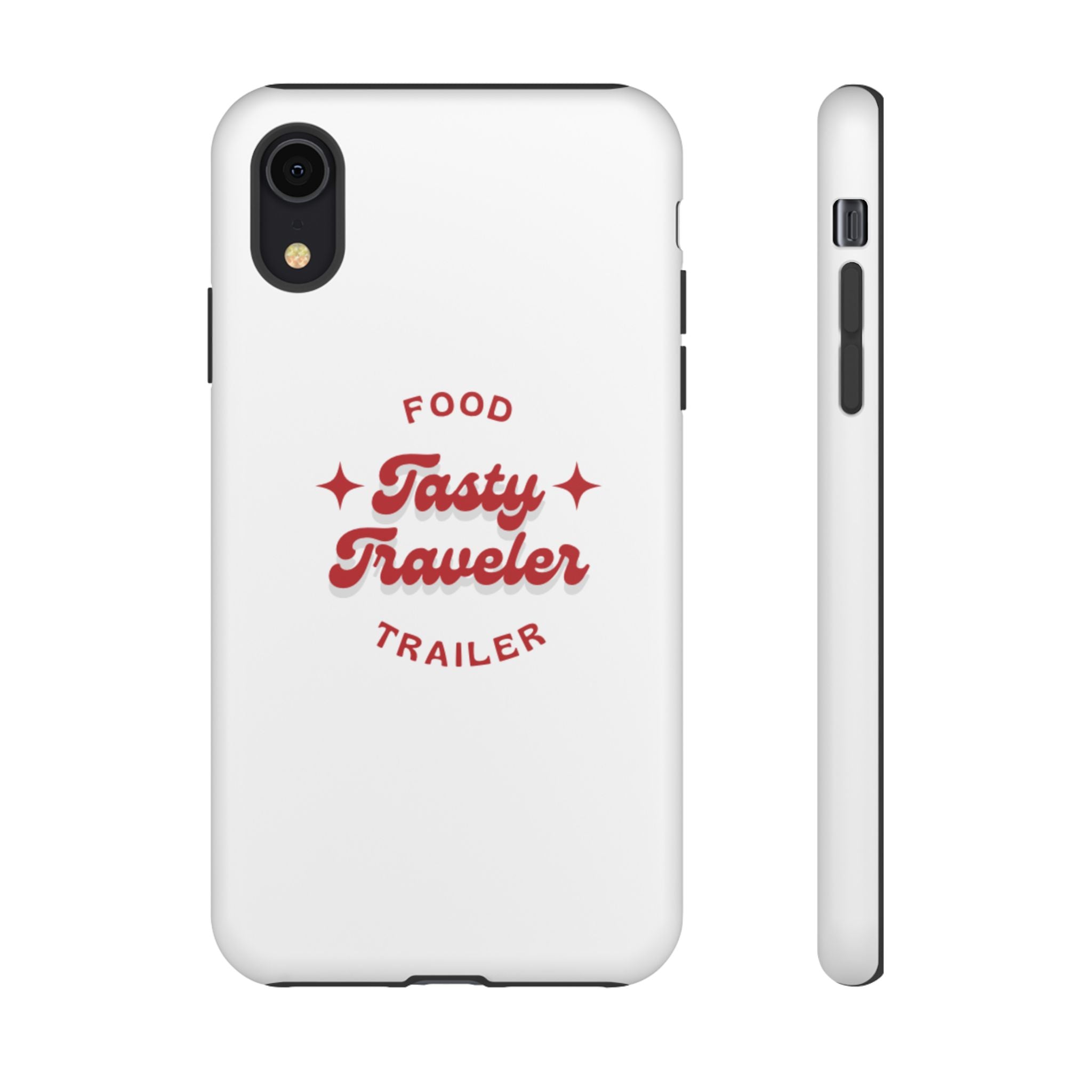 Phone Case — “Tasty Traveler” Food Trailer Retro Logo Protective Cover