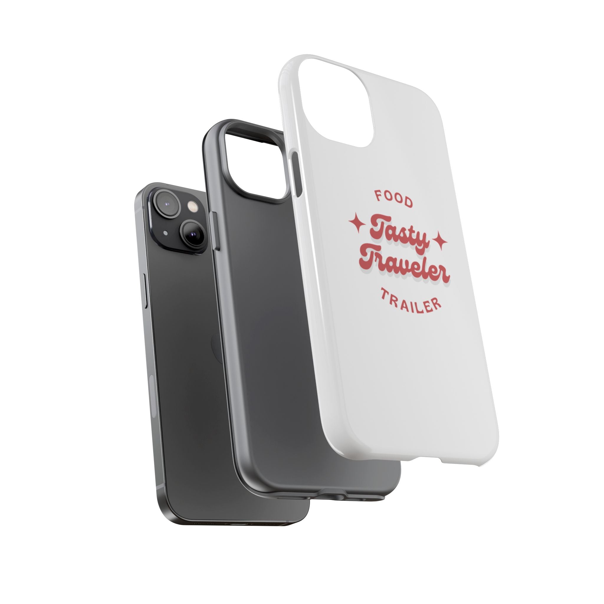 Phone Case — “Tasty Traveler” Food Trailer Retro Logo Protective Cover