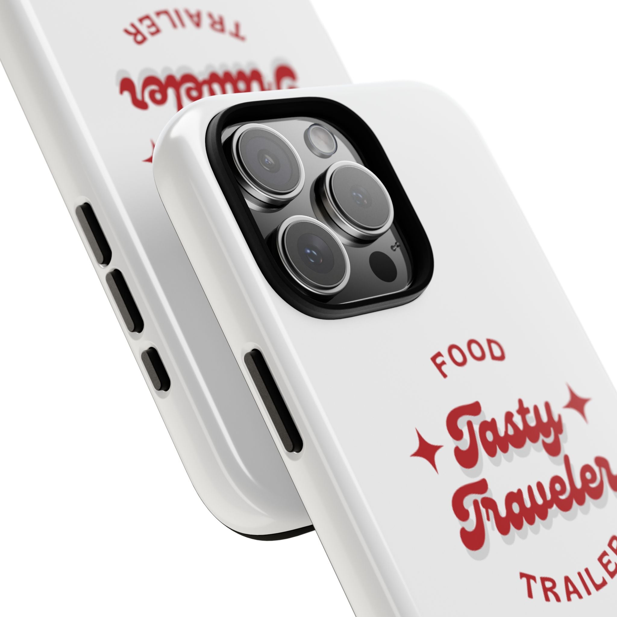 Phone Case — “Tasty Traveler” Food Trailer Retro Logo Protective Cover