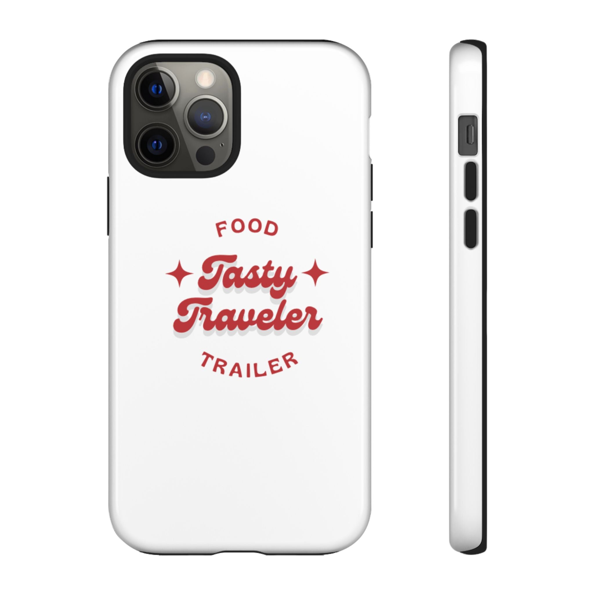 Phone Case — “Tasty Traveler” Food Trailer Retro Logo Protective Cover