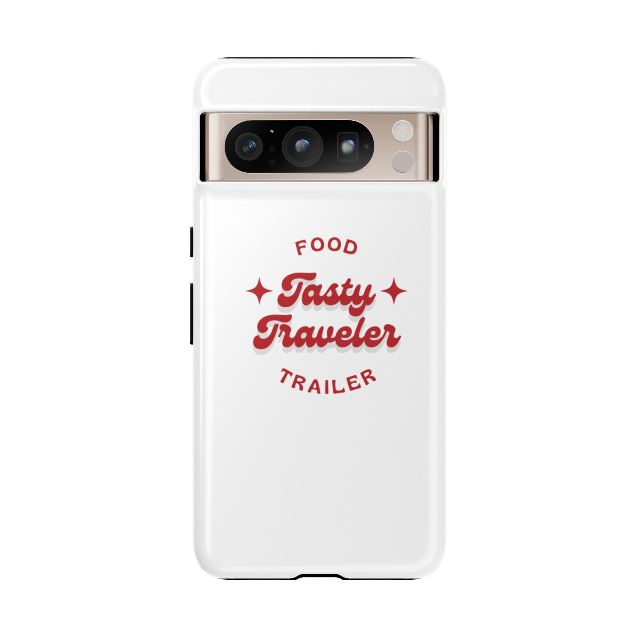 Phone Case — “Tasty Traveler” Food Trailer Retro Logo Protective Cover