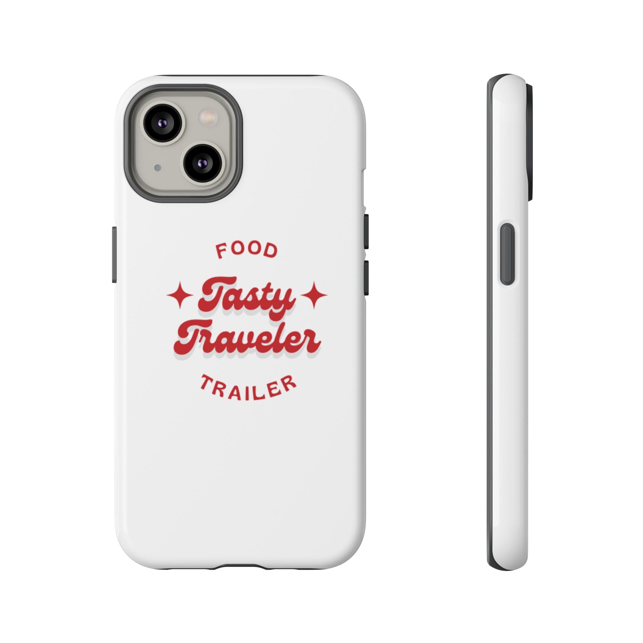 Phone Case — “Tasty Traveler” Food Trailer Retro Logo Protective Cover