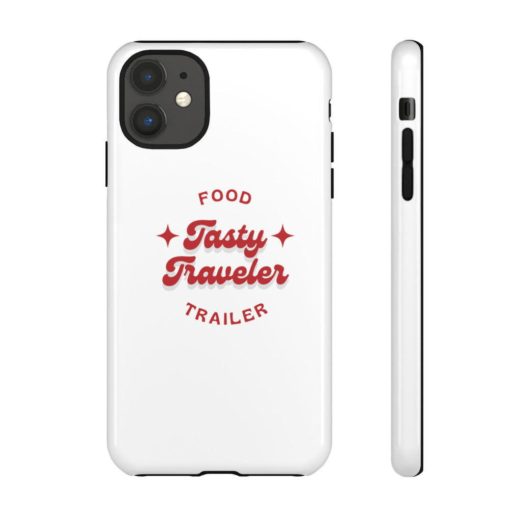 Phone Case — “Tasty Traveler” Food Trailer Retro Logo Protective Cover