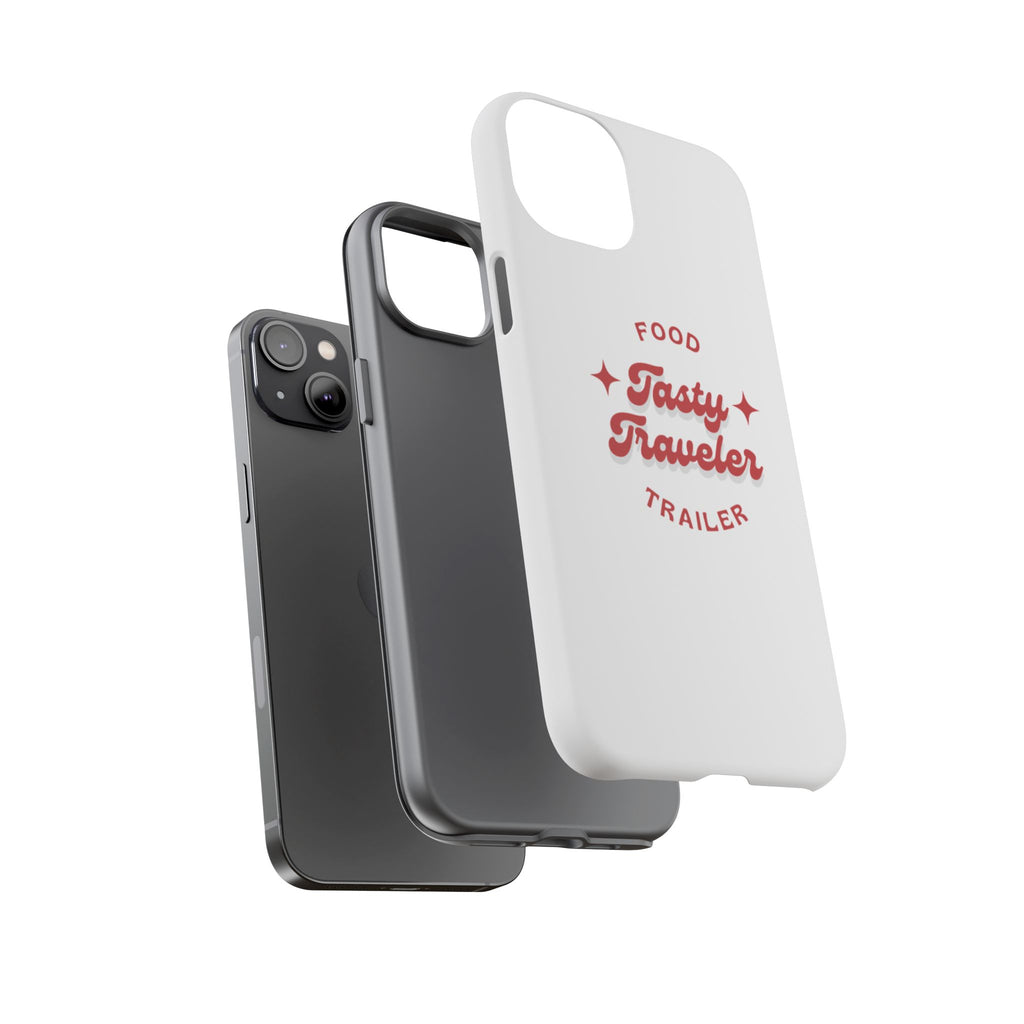 Phone Case — “Tasty Traveler” Food Trailer Retro Logo Protective Cover