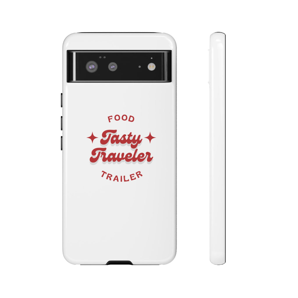 Phone Case — “Tasty Traveler” Food Trailer Retro Logo Protective Cover