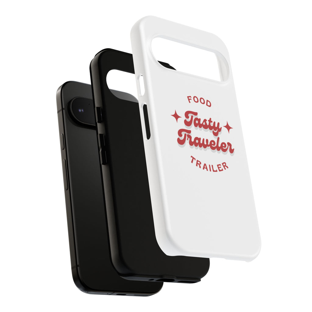 Phone Case — “Tasty Traveler” Food Trailer Retro Logo Protective Cover