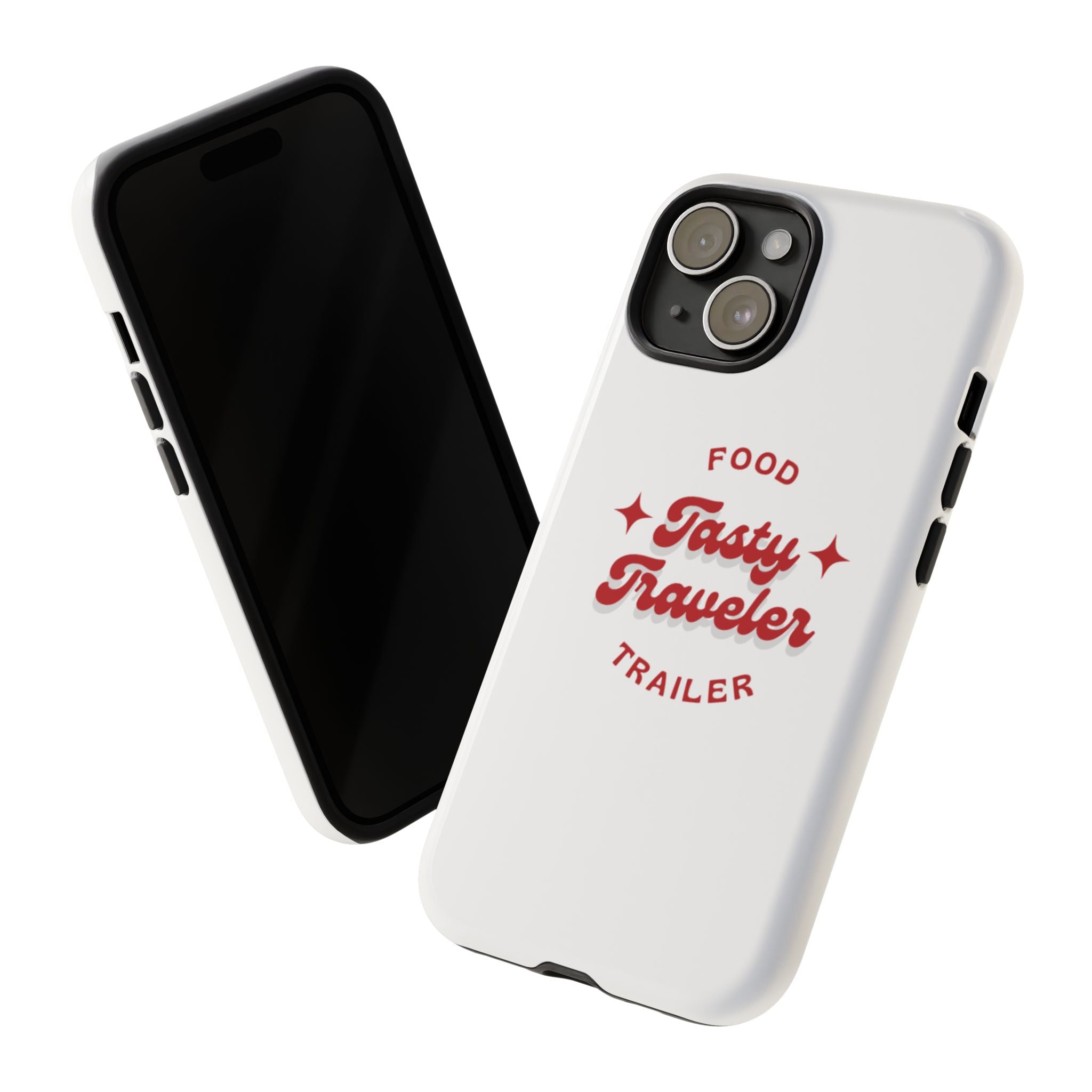 Phone Case — “Tasty Traveler” Food Trailer Retro Logo Protective Cover