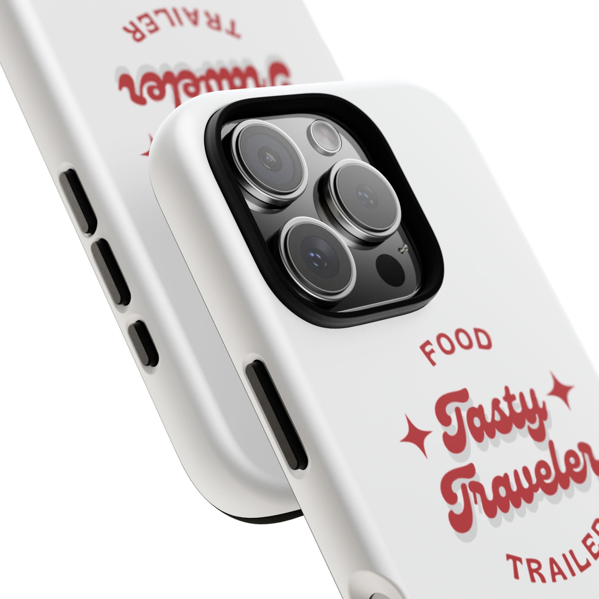 Phone Case — “Tasty Traveler” Food Trailer Retro Logo Protective Cover