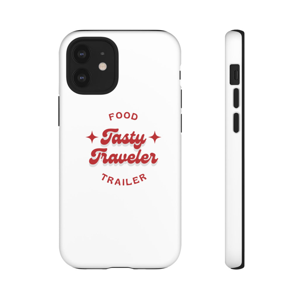 Phone Case — “Tasty Traveler” Food Trailer Retro Logo Protective Cover