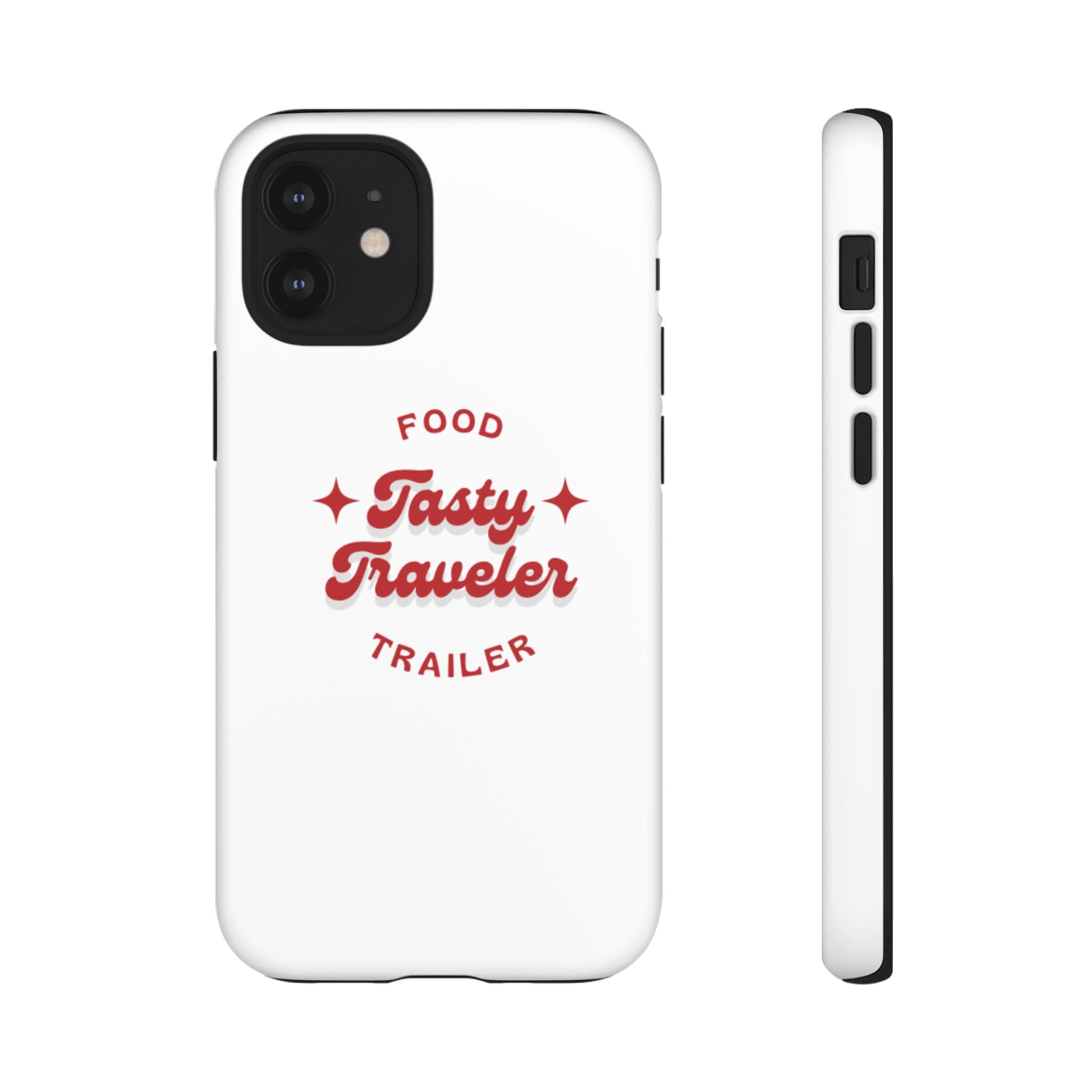Phone Case — “Tasty Traveler” Food Trailer Retro Logo Protective Cover