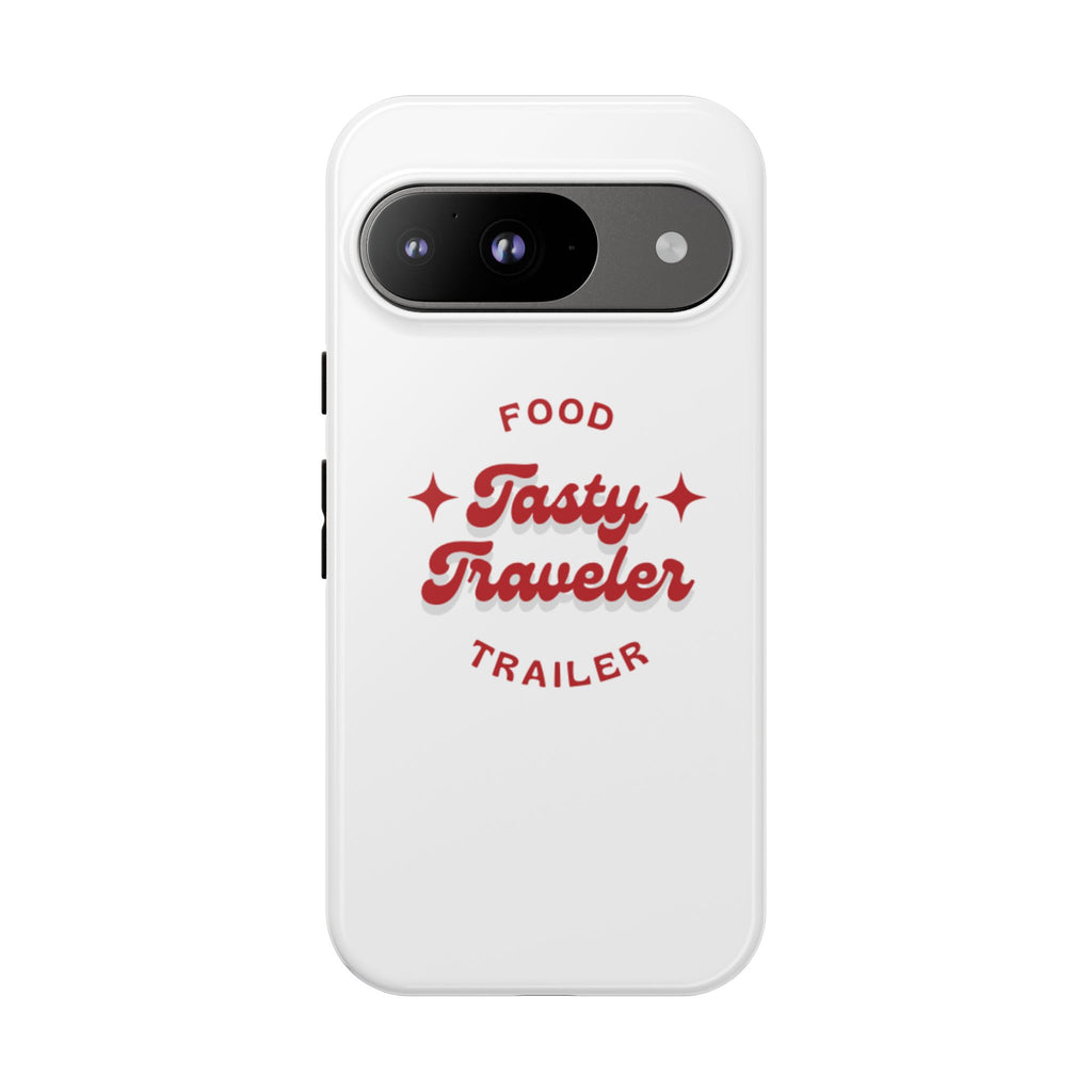 Phone Case — “Tasty Traveler” Food Trailer Retro Logo Protective Cover