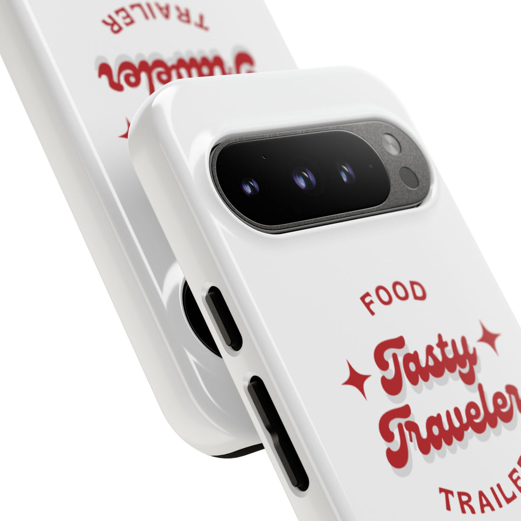 Phone Case — “Tasty Traveler” Food Trailer Retro Logo Protective Cover