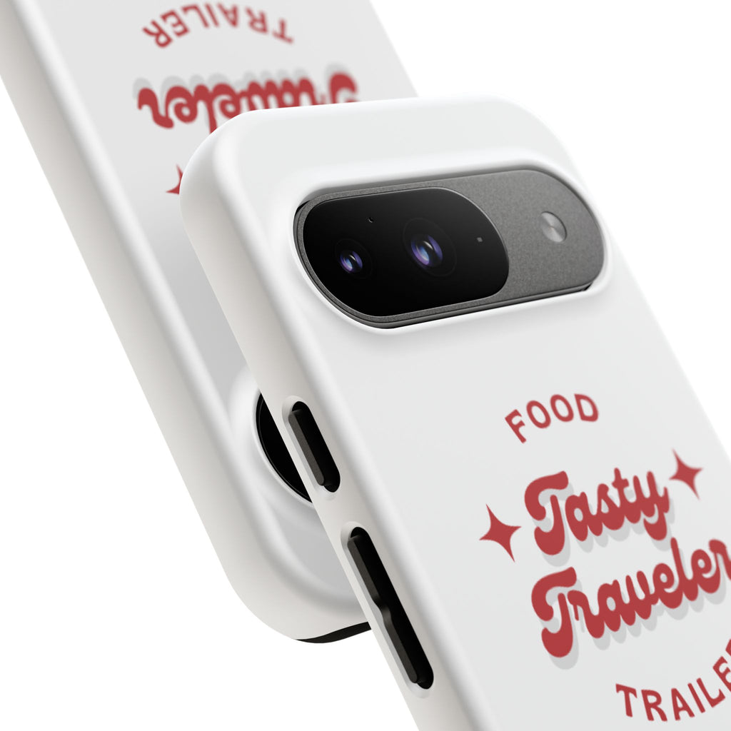 Phone Case — “Tasty Traveler” Food Trailer Retro Logo Protective Cover