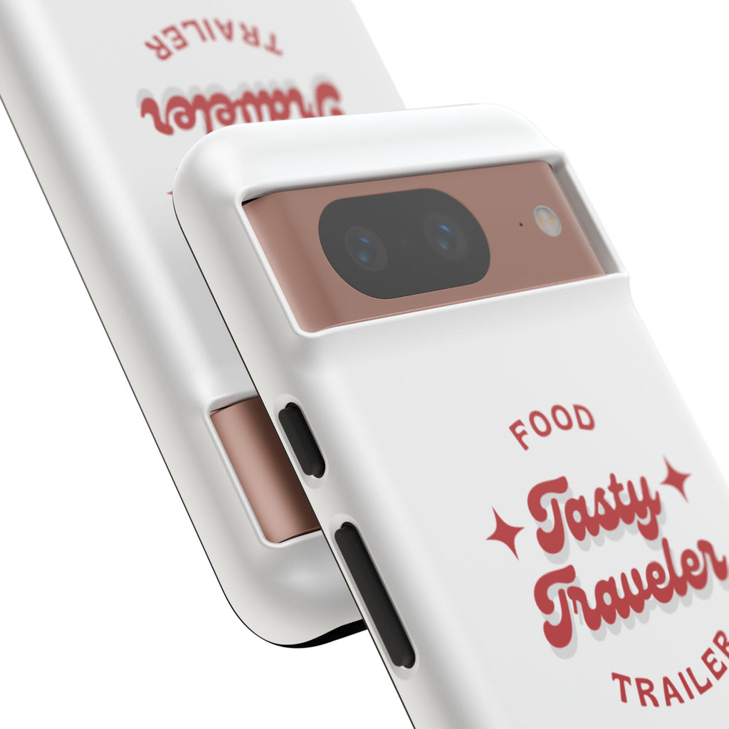 Phone Case — “Tasty Traveler” Food Trailer Retro Logo Protective Cover