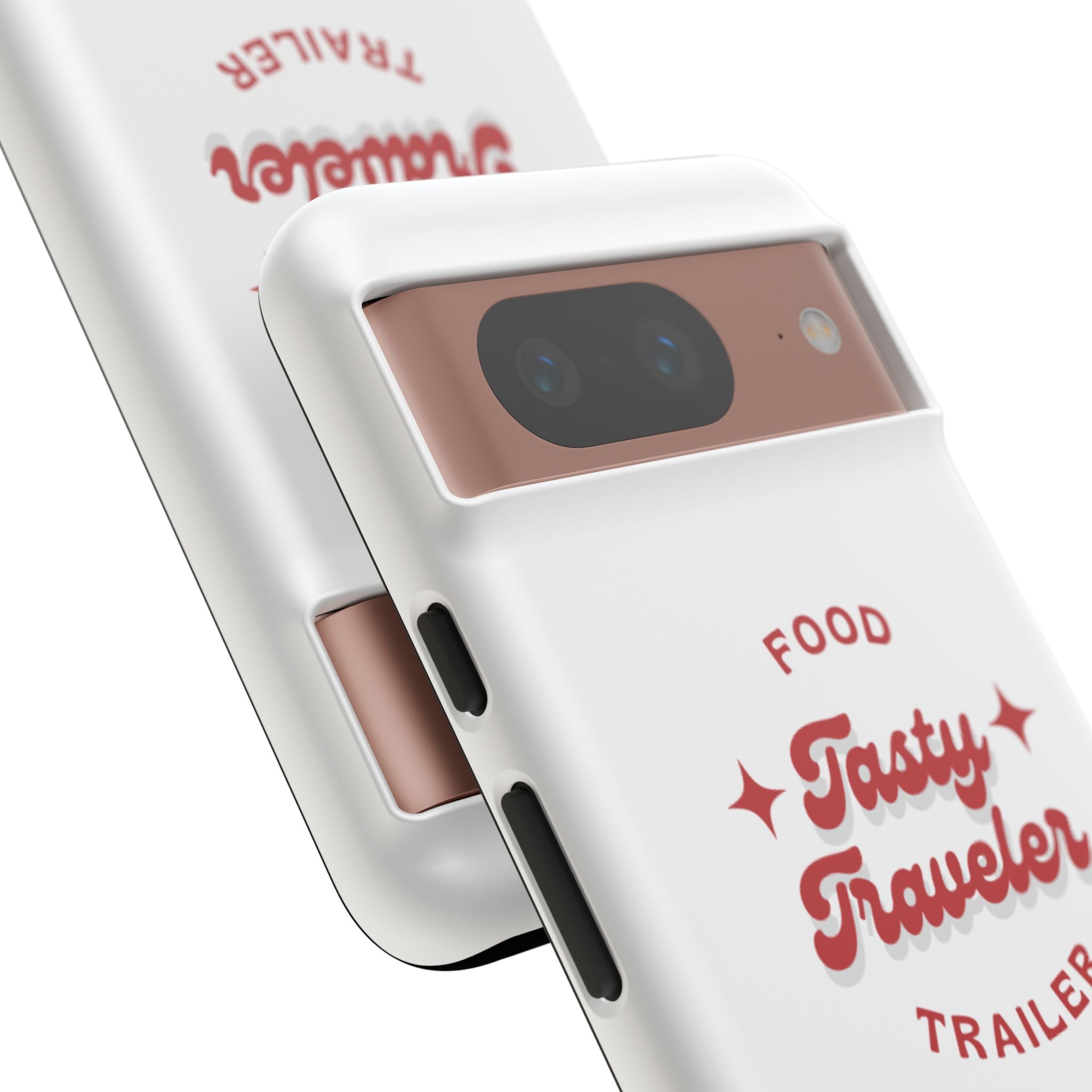 Phone Case — “Tasty Traveler” Food Trailer Retro Logo Protective Cover