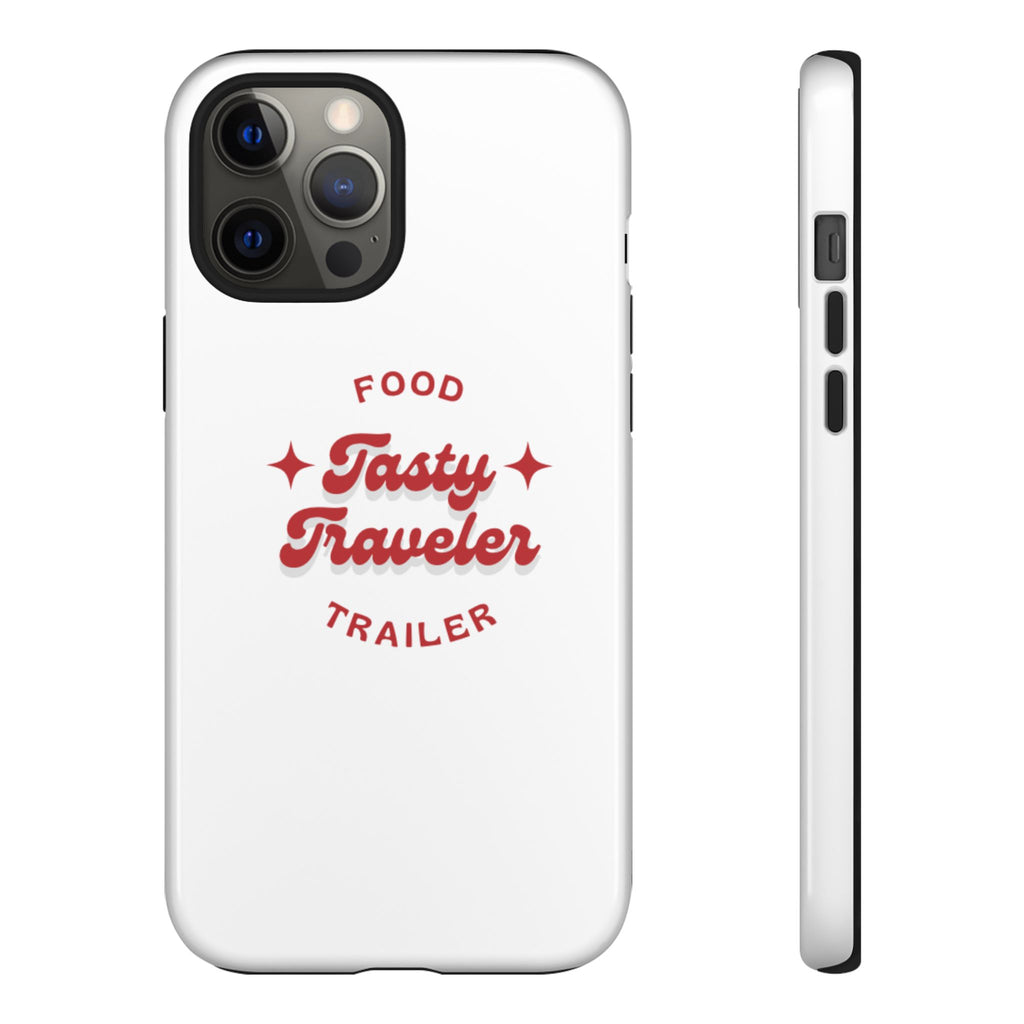 Phone Case — “Tasty Traveler” Food Trailer Retro Logo Protective Cover
