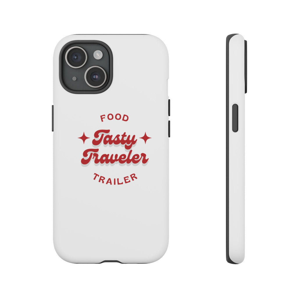 Phone Case — “Tasty Traveler” Food Trailer Retro Logo Protective Cover